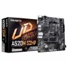 GIGABYTE A520M S2HP AM4 Micro-ATX emaplaat, DDR4, HDMI, D-Sub, DisplayPort, M.2, Gigabit LAN