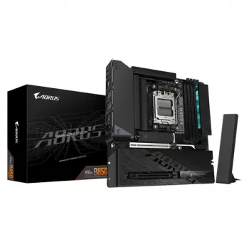 GIGABYTE B850M AORUS STEALTH AM5 Micro-ATX emaplaat, DDR5, 2.5GbE, Wi-Fi 6E, 3x M.2