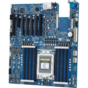 Gigabyte MZ32-AR0 Serveri emaplaat - Üksik SP3 pesa (LGA 4094) - AMD EPYC 7002/7003 - E-ATX - 8x DDR4 - 2x 10GbE