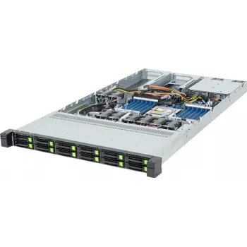 Gigabyte R163-ZG2-AAJ2 AMD EPYC 9004/9005 1U Rack Server 12x2.5 inch NVMe/SATA/SAS 2x2000W Redundant PSU No OS