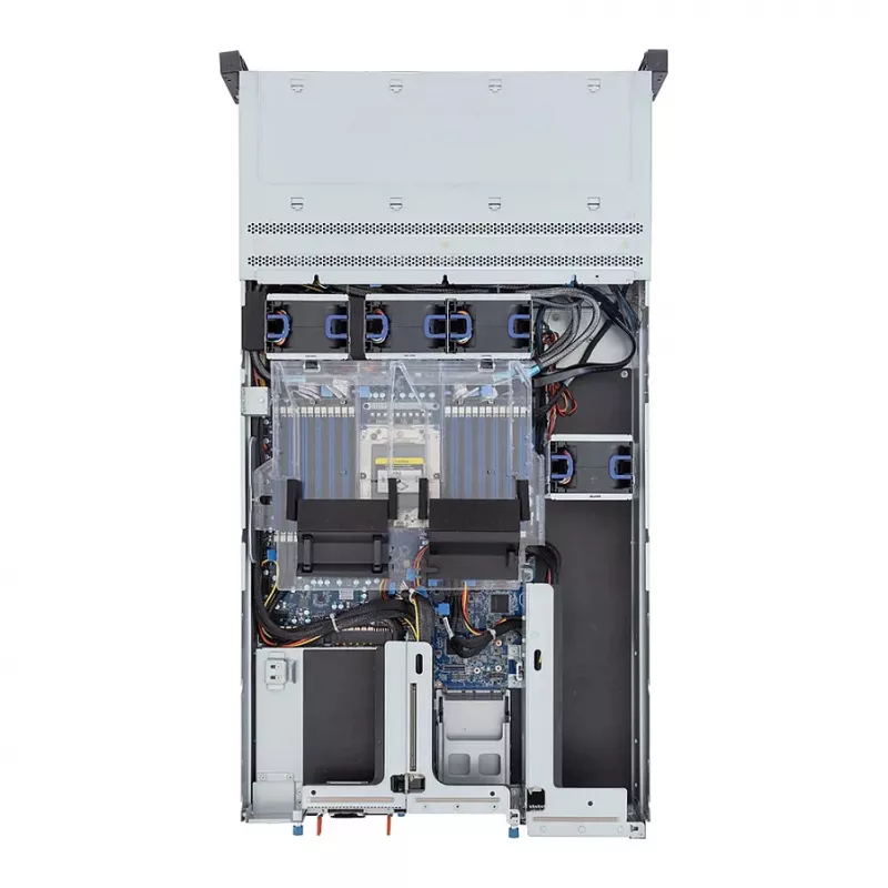 Gigabyte R263-ZG0-AAL2 (Rev. 3.x) 2U Rack Server Barebone, Single AMD SP5, 12x 3.5/2.5-inch Bays, 2x 1200W PSU