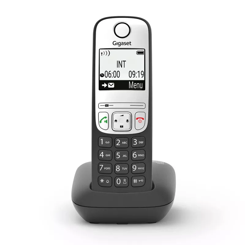 Gigaset A690 DECT juhtmeta telefon must