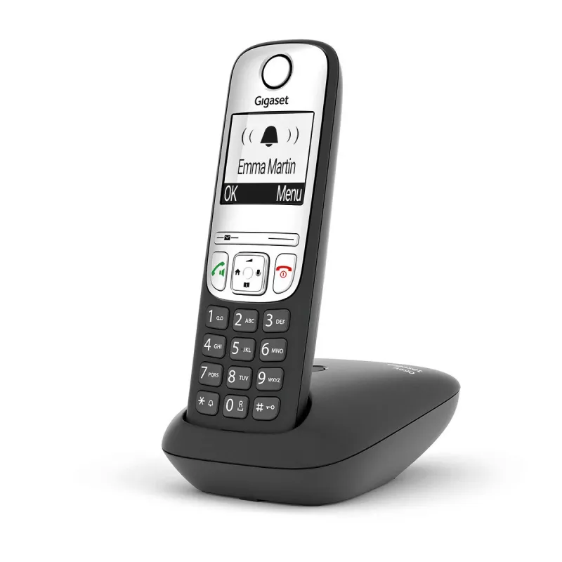 Gigaset A690 DECT juhtmeta telefon must