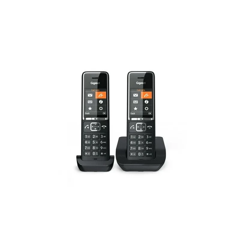 Gigaset Comfort 550 Duo Black Chrome DECT juhtmeta telefon (2 toru)