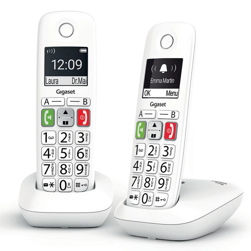 Gigaset E290 juhtmevaba DECT-telefon valge
