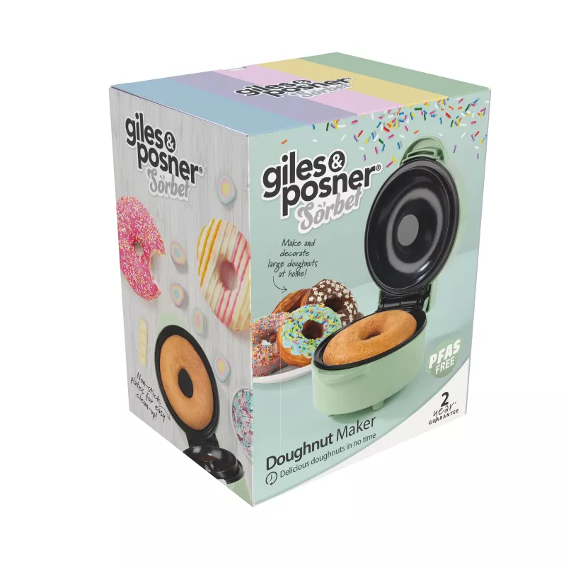 Giles & Posner EK6549GSGRVDE Doughnut Maker - hall, 700W, 6 doughnutit