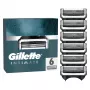 Gillette Intimate habemenoa terade vahetuspead, 6 kassetti, must, meeste intiimpiirkonna raseerimiseks
