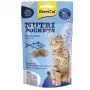 GimCat Nutri Pockets Fish with Salmon 60g - Krõbedad kassimaiused kreemja täidisega nahale ja karvkattele