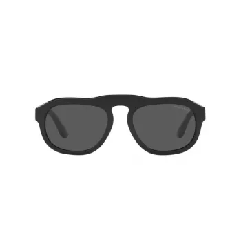 GIORGIO ARMANI MAN AR8173-500187 Ristkülikukujulised päikeseprillid Must/Hall 52mm