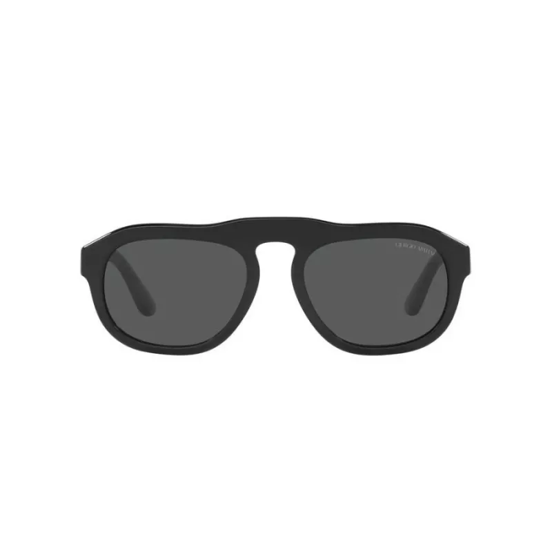 GIORGIO ARMANI MAN AR8173-500187 Ristkülikukujulised päikeseprillid Must/Hall 52mm