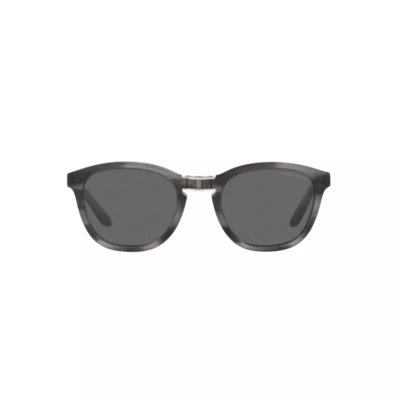 Giorgio Armani meeste AR8170-5964B1 Havana atsetaat ruudukujulised päikeseprillid siniste gradiendläätsedega