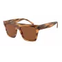 GIORGIO ARMANI PÄIKESEPRIILID AR8177-592173 Unisex Havana Pruun Ruudukujuline Atsetaat 52/20/140 mm