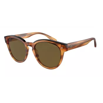 Giorgio Armani Naiste Butterfly Päikeseprillid AR8164F592173 Dark Havana Brown Gradient 55/20/145 mm