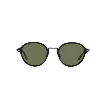 GIORGIO ARMANI Naiste Päikeseprillid AR8139-500131 Must Atsetaat Ruudukujuline Raam Hallid Läätsed 51mm