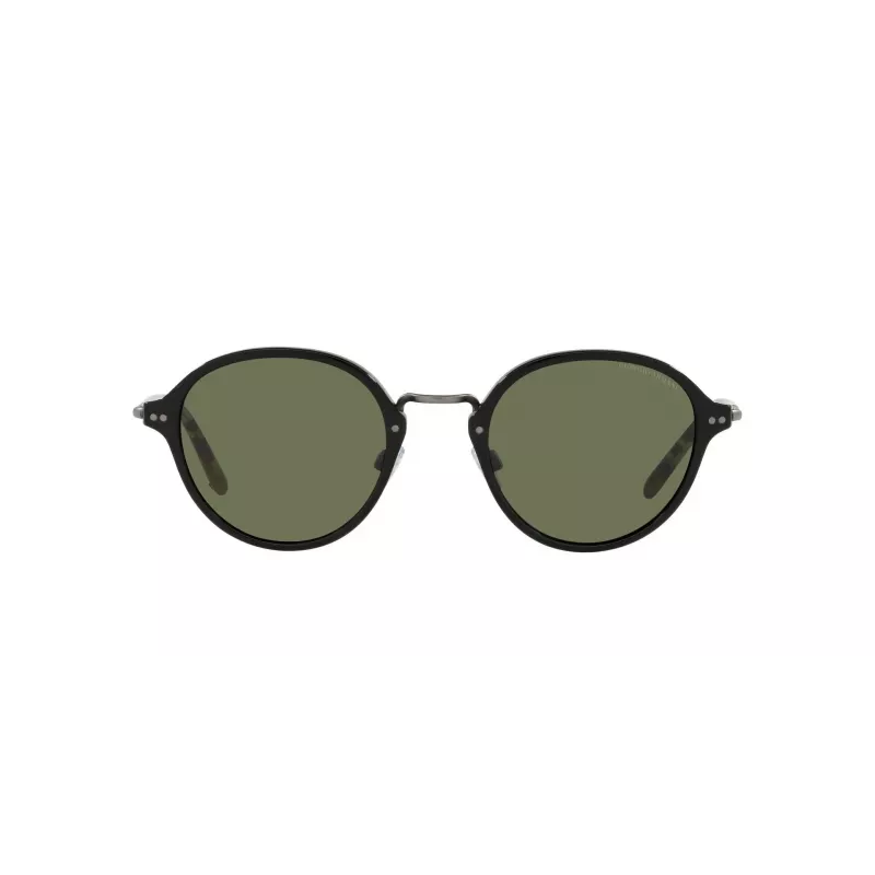 GIORGIO ARMANI Naiste Päikeseprillid AR8139-500131 Must Atsetaat Ruudukujuline Raam Hallid Läätsed 51mm