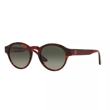 GIORGIO ARMANI Naiste päikeseprillid AR8146-596271 Havana atsetaat roheline gradient 50/15/145 mm