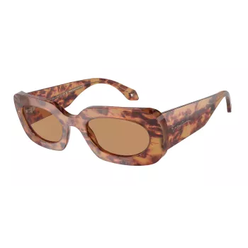 GIORGIO ARMANI Naiste päikeseprillid AR8182-597853 Havana pruun atsetaat 52mm