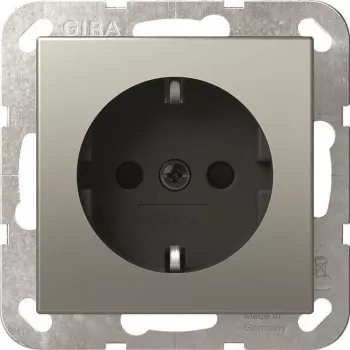 Gira 4188600 SCHUKO System 55 roostevabast terasest pistikupesa sisu