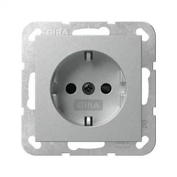 GIRA 445326 SCHUKO pistikupesa SH System 55 F Alu