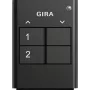 GIRA 535210 juhtmevaba kaasaskantav saatja süsteemile 3000, 2-kanaliline RF, patareitoitel, valge