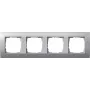 Gira Event Alumiinium 1-kohaline kattaraam, mati viimistlus, 80,8 x 80,8 mm 021436