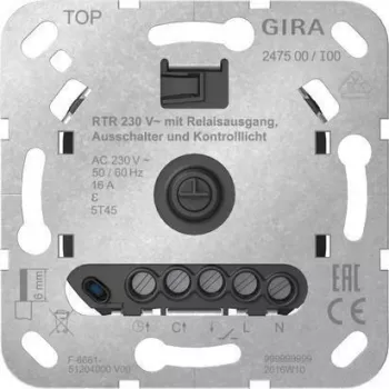 GIRA RTR 230 V releeväljundiga SISSE/VÄLJA juhtimise sisu 247500