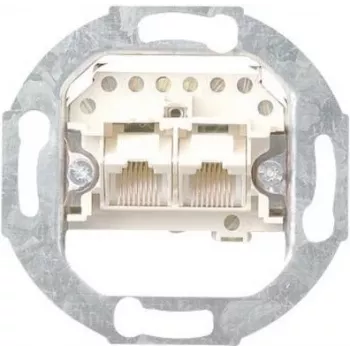Gira tugirõngas keskplaadiga UAE/IAE/ISDN pesadele, System 55, E2, Event, Esprit, ClassiX, F100, 1-kohaline, süvispaigaldatav, 50x50 mm ava, halogeenivaba termoplast 018700