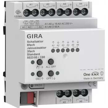 Gira lüliti- ja rulooajam 6f/3f 16 A 502300