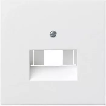 Gira System 55 kate UAE/IAE/ISDN pistikupesa jaoks, puhtvalge 0270112