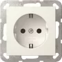 Gira System 55 SCHUKO pistikupesa, puhtvalge, süvispaigaldus, 16 A 446603