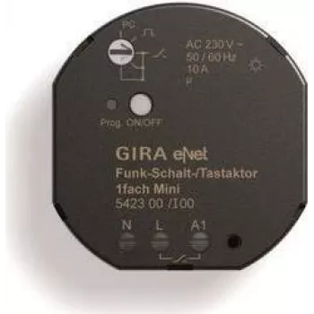 GIRA Juhtmevaba lüliti/vajutusnupu täitur Mini 1-kanaliline 542300