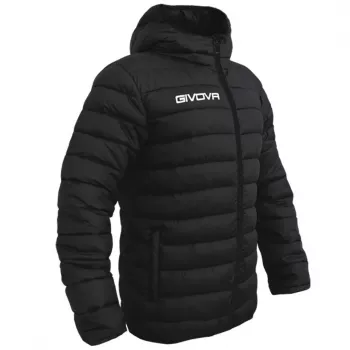 Givova Olanda Unisex Training Jacket Black Full-Zip Long Sleeve
