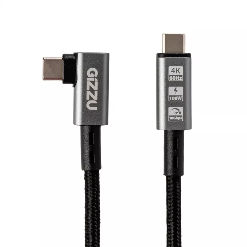 Gizzu 100W 10Gbps Type-C nurkkaabel 1m