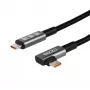 Gizzu 100W 10Gbps Type-C nurkkaabel 1m