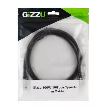 GIZZU 100W 10Gbps USB-C 2m kaabel