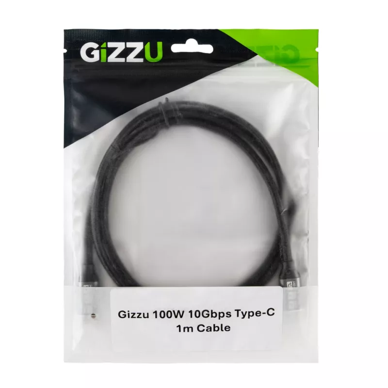 GIZZU 100W 10Gbps USB-C 2m kaabel