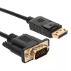 Gizzu 1080P DisplayPort-VGA kaabel 1,8 m polü
