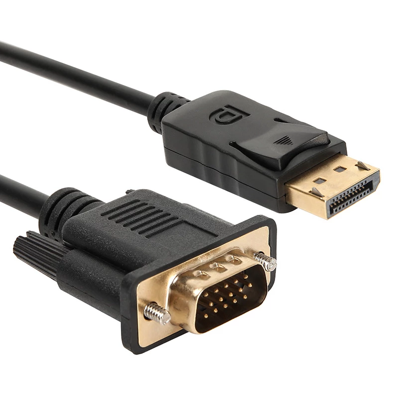 Gizzu 1080P DisplayPort-VGA kaabel 1,8 m polü