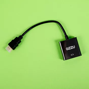 Gizzu 1080P HDMI-VGA adapter, polükarbonaat
