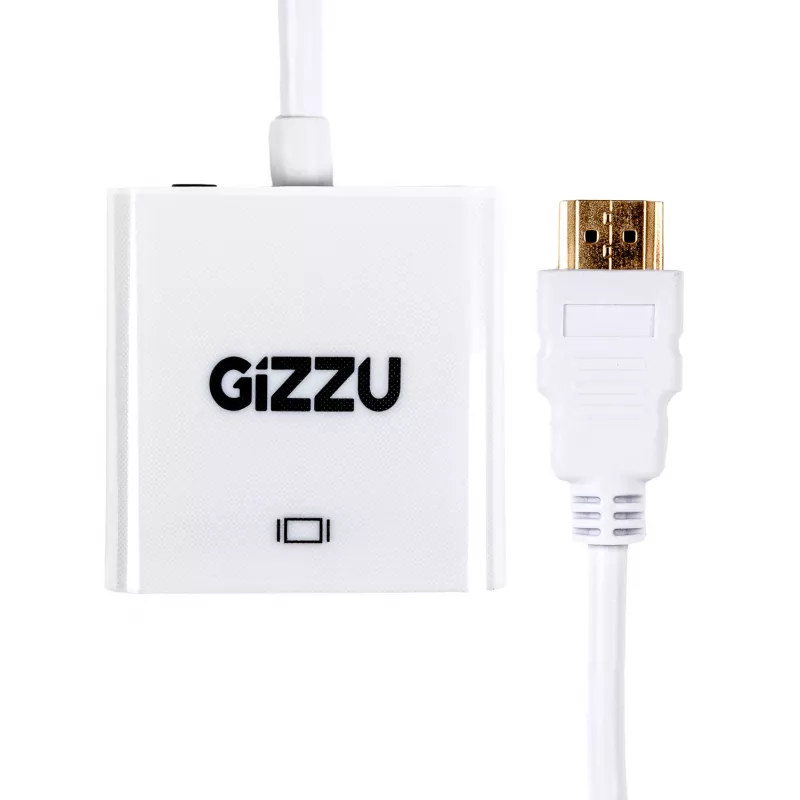 Gizzu 1080P HDMI-VGA adapter heliga
