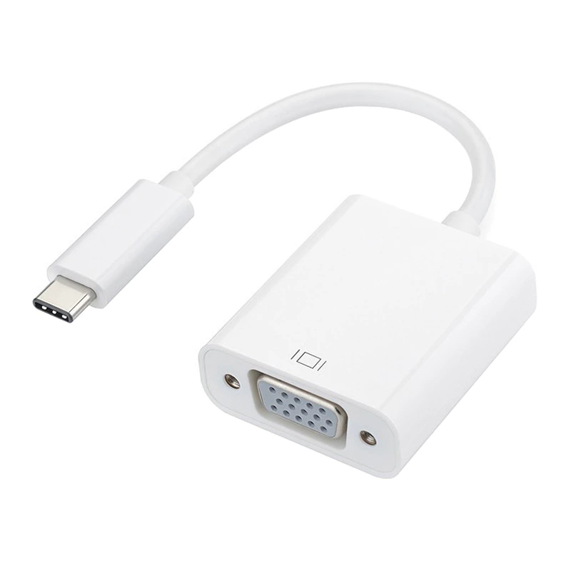 Gizzu 1080P Type-C to VGA adapter, polümeer