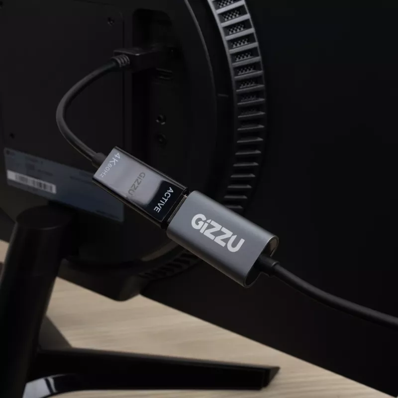 Gizzu 1080P VGA-HDMI adapter heliga