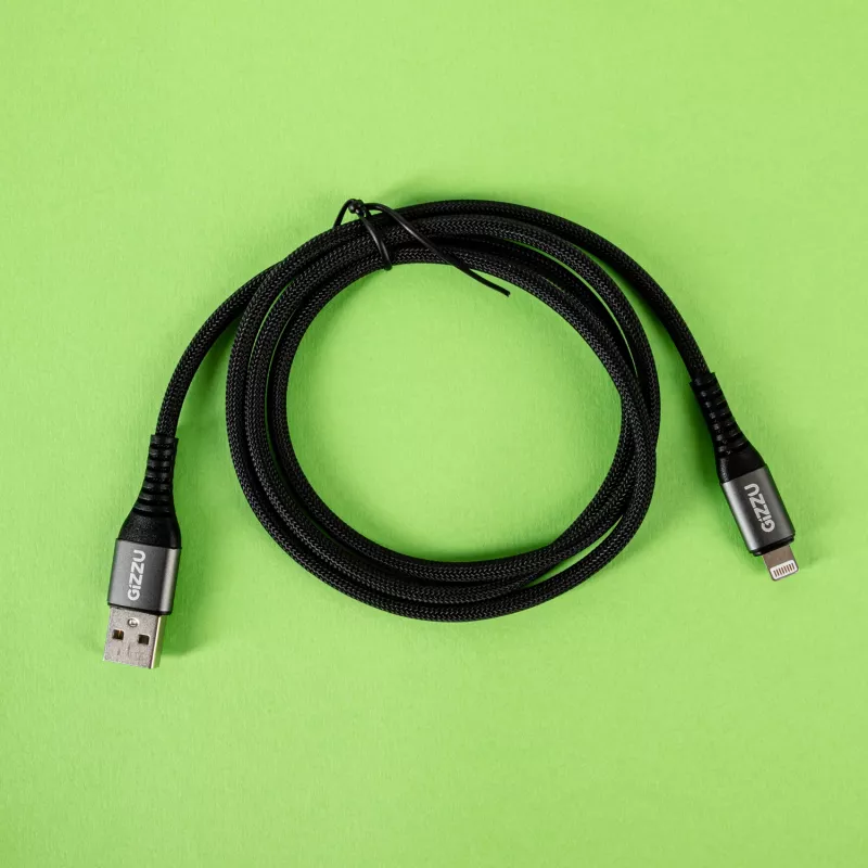 GIZZU 12W USB-A to Lightning kaabel 1m Valge