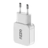 Gizzu 2-pordiline 30W GaN seinahoidja USB-C PD + USB-A QC valge