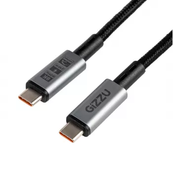 GIZZU 240W 20Gbps USB-C to USB-C kaabel 2m must