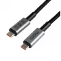 GIZZU 240W 20Gbps USB-C to USB-C kaabel 2m must