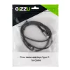 GIZZU 240W 480Mbps USB-C to USB-C punutud kaabel 1m must