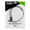 Gizzu 3-poolne helijaoturkaabel - must
