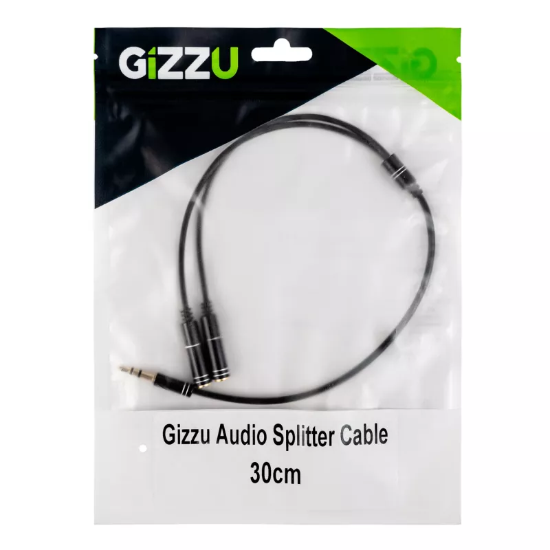 Gizzu 3-poolne helijaoturkaabel - must
