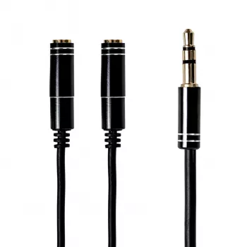 Gizzu 3-poolne helijaoturkaabel - must
